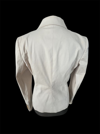 Aigner Vintage Blazer Beige 90s Old Money Style | Gr. 40 | Tailliert, Made in Italy