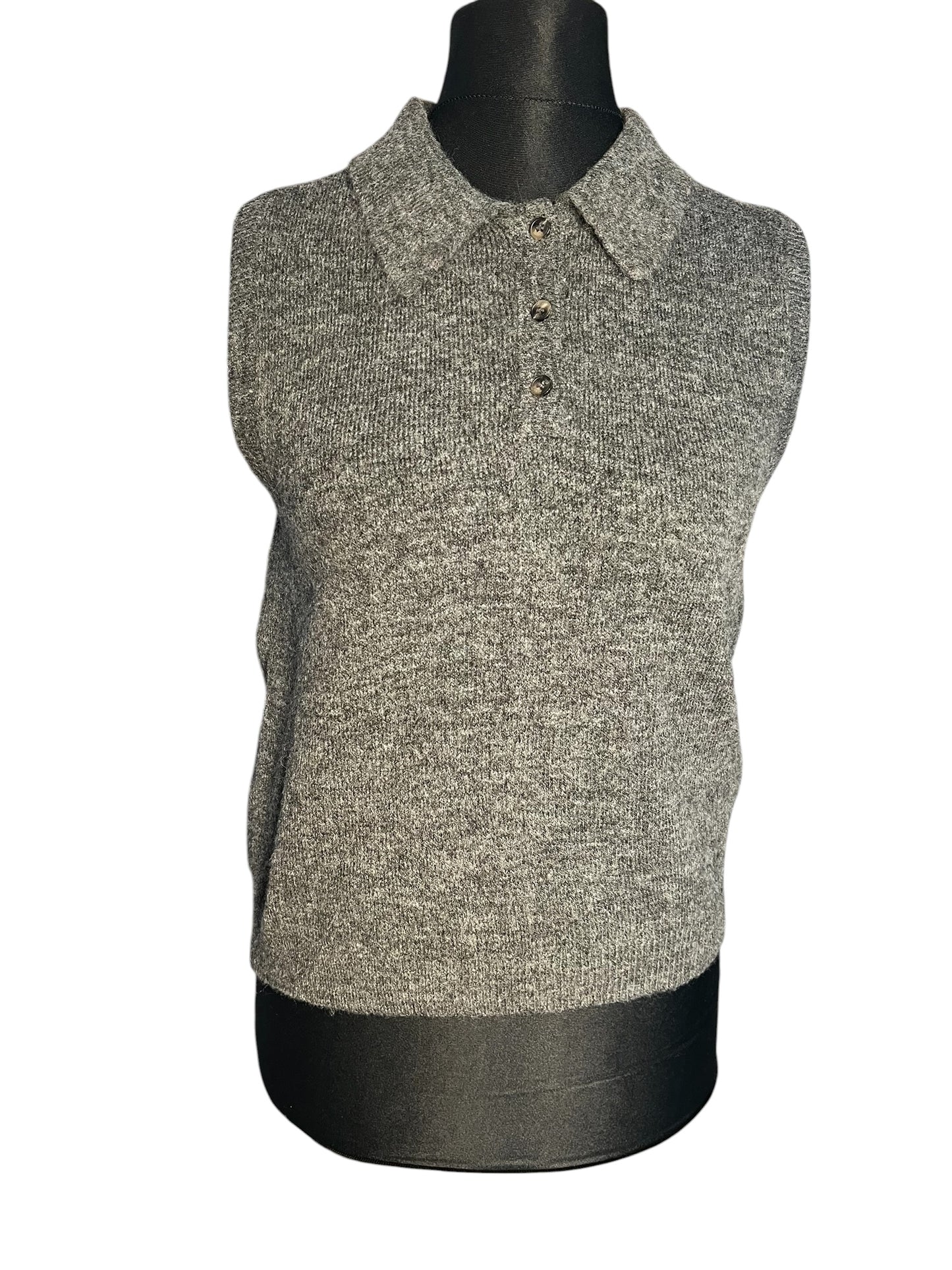 Sara's Choice: H&M – Pullunder Pullover dunkelgrau L XL 42 44 46 Dark Alternative