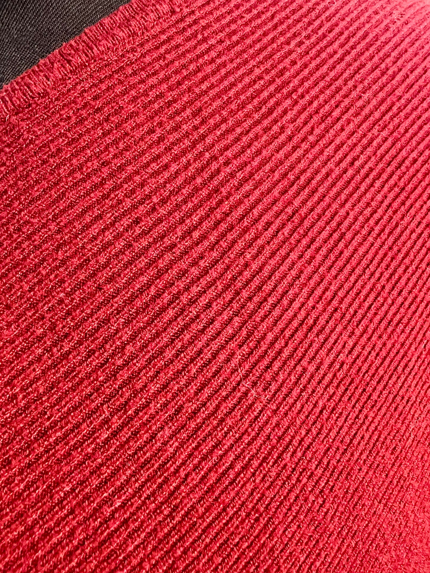 Vintage Pullover weinrot Fledermaus Fit Gr. 40 42 Stickerei Glitzer 90s y2k Grunge