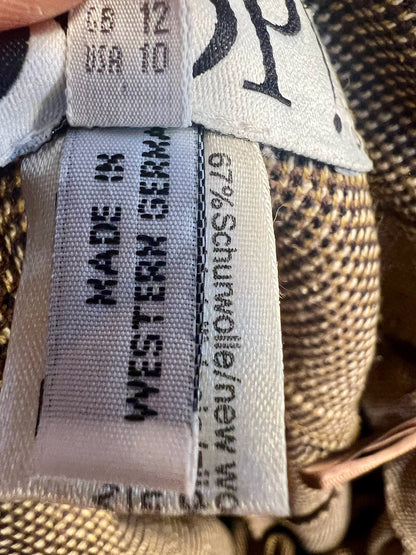 Vintage JOOP! Set Gr M 38 Schurwolle Seide Rock Blazer Dark Academia 80s 90s