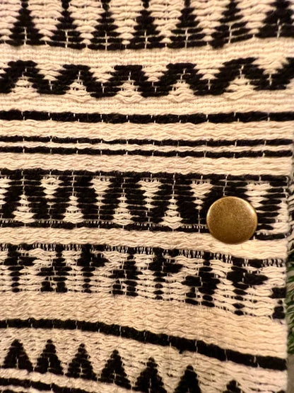 Liebeskind Berlin Blouson Jacke 38 M Natur Weiß Schwarz NEU Etikett Bomberjacke boho ethno