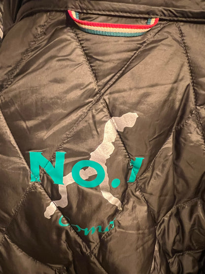 Blonde No 8 CARLY Steppweste S 36 Grün Oliv Oversize mit Kapuze – Neuwertig