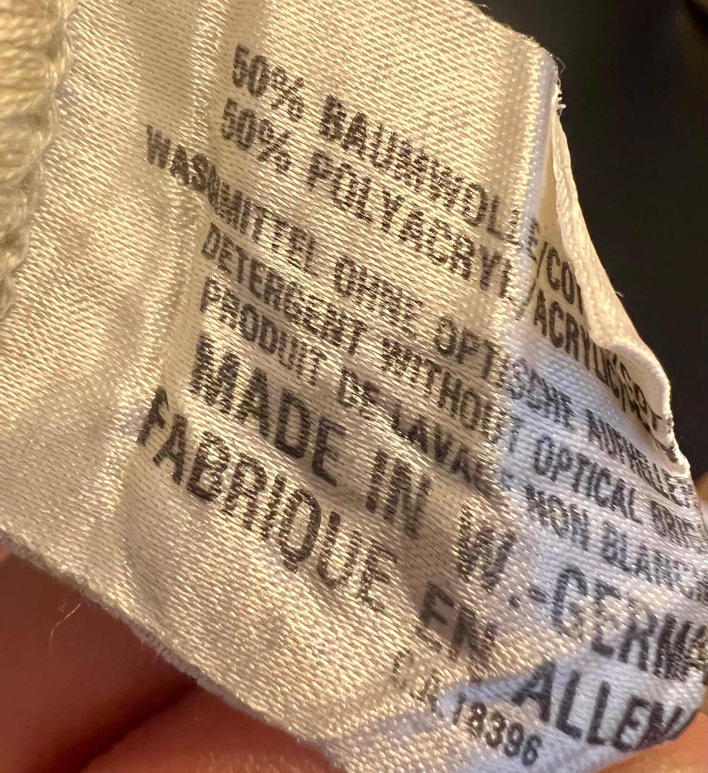 Vintage Carlo Colucci Pullover L/XL – Made in West Germany, Elefanten Motiv, Vanille 80s