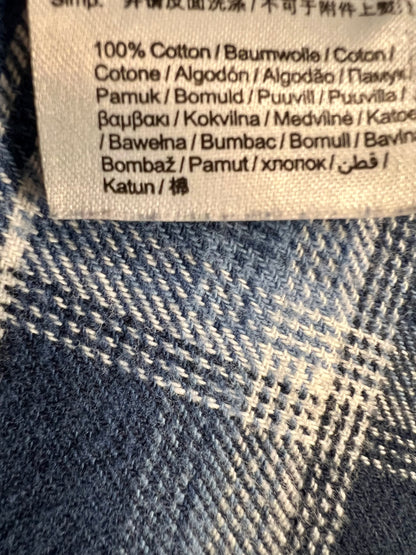 Vintage Esprit Flanellhemd Gr 42 / XL kariert | Oversize Damen | 90s / Y2K Grunge | Baumwolle