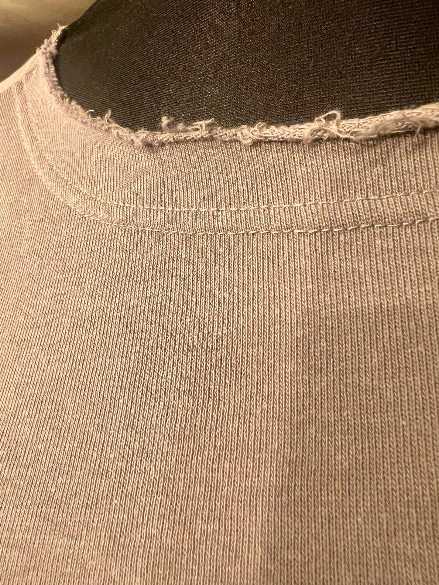 Rundholz Oversize Sweatshirt Grau Gr S – Longline, Used Look, Avantgarde, 100% Baumwolle