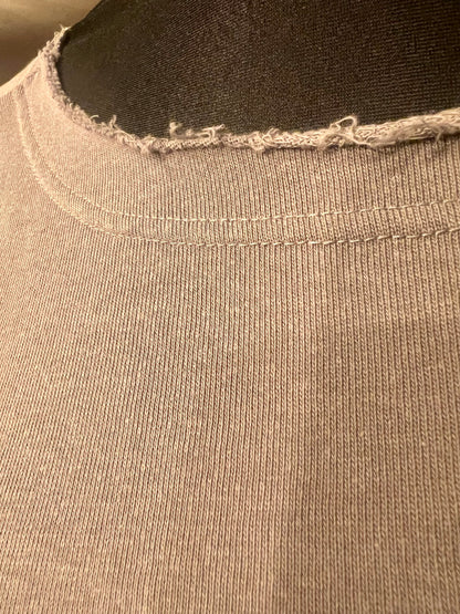 Rundholz Oversize Sweatshirt Grau Gr S – Longline, Used Look, Avantgarde, 100% Baumwolle