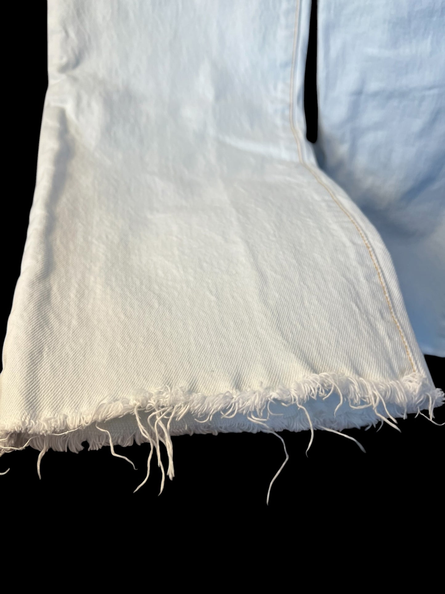 Levi's Ribcage Straight Ankle W26 L29 hellblau weiss Raw Hem 72693 High Waist Gr XS / 34 Levi Levis