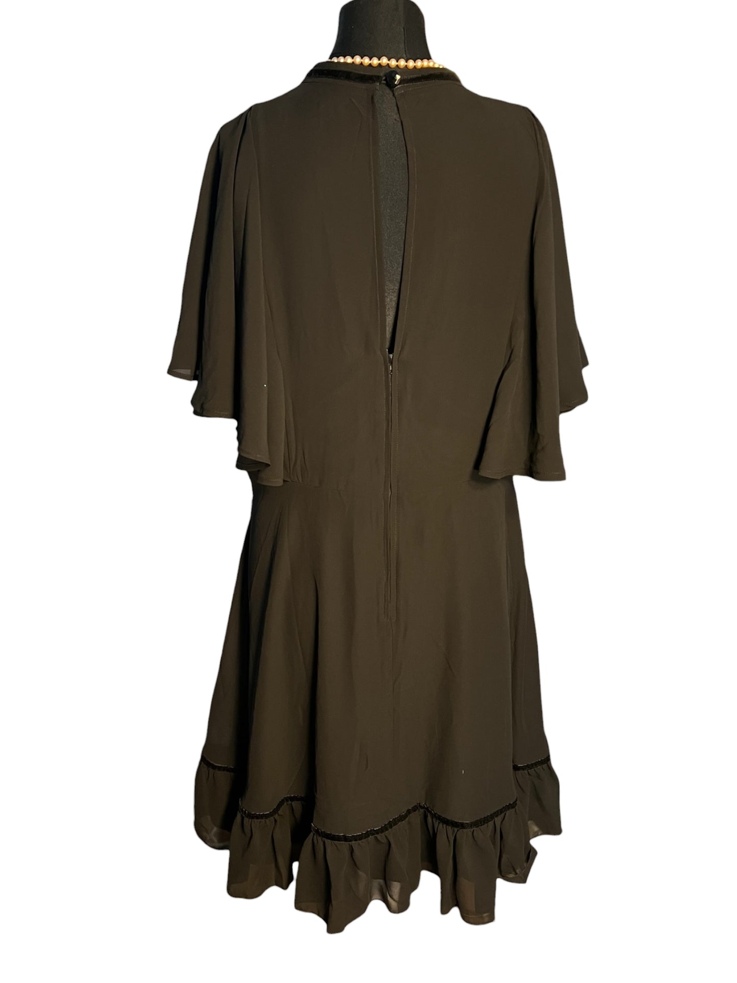 Sara's Choice: Hell Bunny – Kleid teiltransparent schwarz| Gr. 2XL 44 46 | Dark Alternative