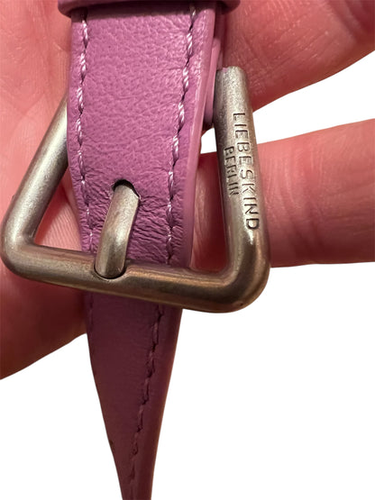 Liebeskind Berlin Ledertasche Helllila – hochwertiges Leder, abnehmbarer Schulterriemen, Top Zustand