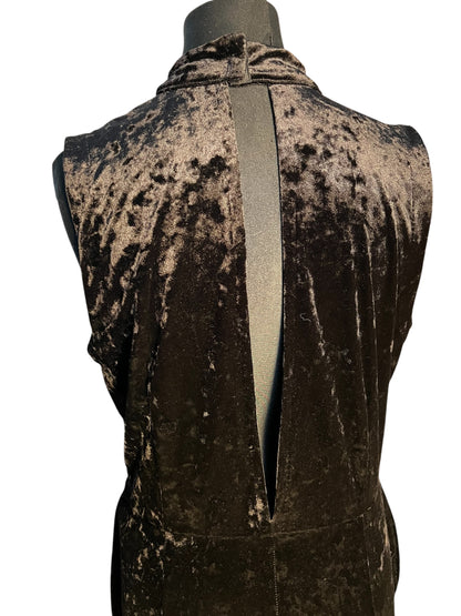 Sara's Choice: H&M Samt Jumpsuit lang 90s y2k – Gr 40 42 44 L XL Dark Alternative