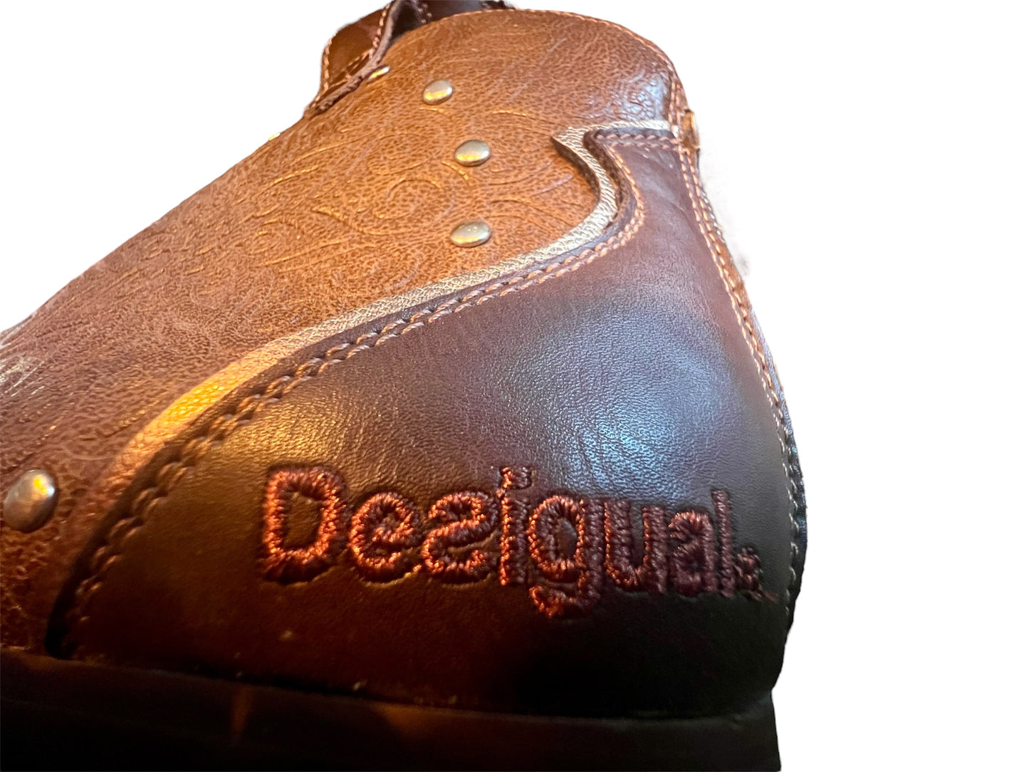 Desigual Cowboy Boots Gr. 39 Braun Stiefeletten