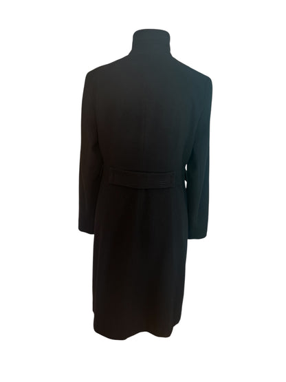 Vintage TUZZI Wollmantel Schwarz Gr. 40 M | 70% Schurwolle & Kaschmir | Gothic Old Money Y2K
