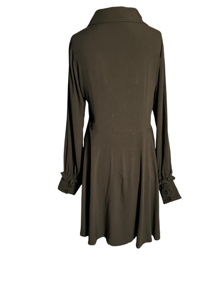 Sara's Choice: Killstar – Blusenkleid Kleid Viskose schwarz| Gr. XL 42 44 | Dark Alternative