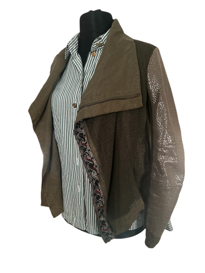 Desigual Wendejacke / Bikerjacke – Gr. 36 – Boho/Bohemian Style – Seltenes Modell