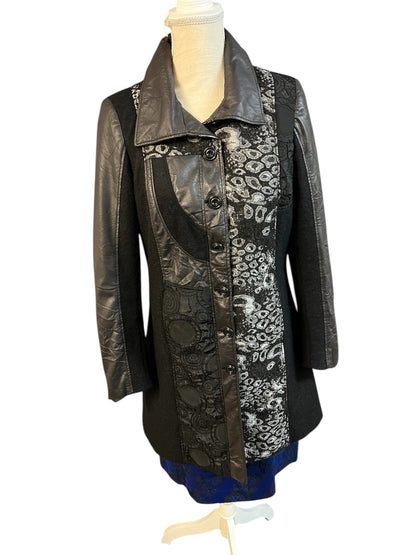 Vintage Longblazer / dünner Mantel Kirsten – Y2K – Desigual Style – Gr. 36