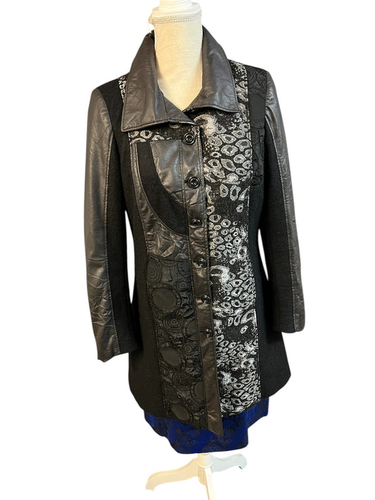 Vintage Longblazer / dünner Mantel Kirsten – Y2K – Desigual Style – Gr. 36