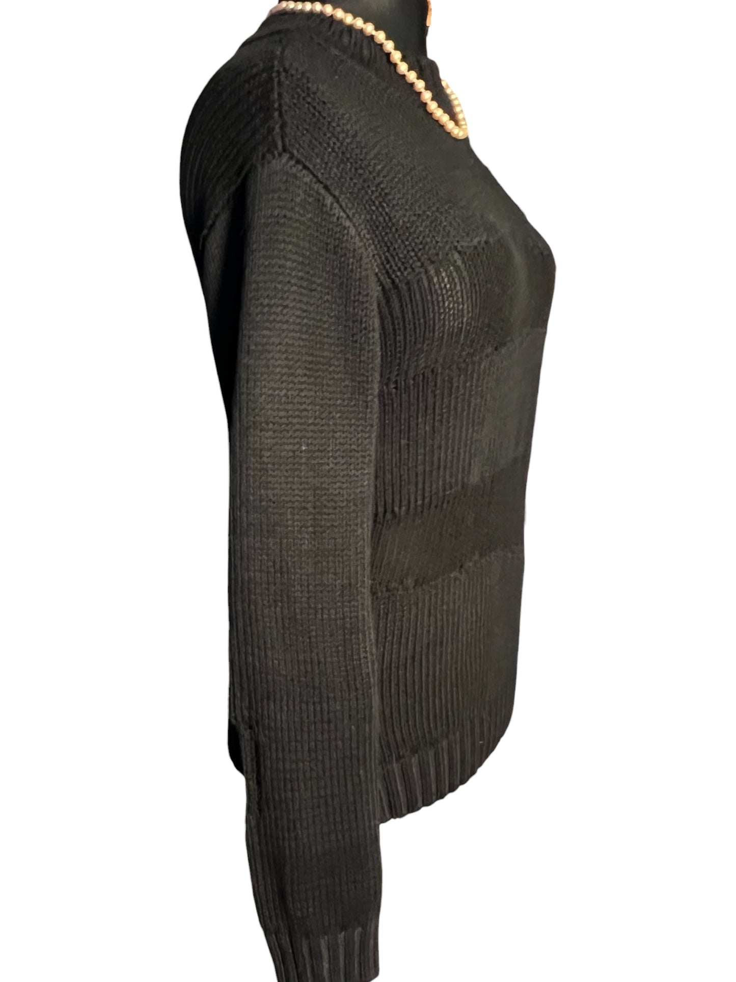 Sara's Choice: Killstar - Distressed Pullover schwarz Gr 40 42 L – Dark Alternative