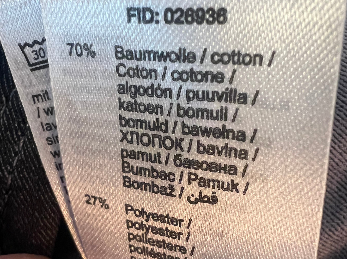 Lascana Jeans grau Schnürung Bein Gr. 38 40 Skinny Lace Up Y2K