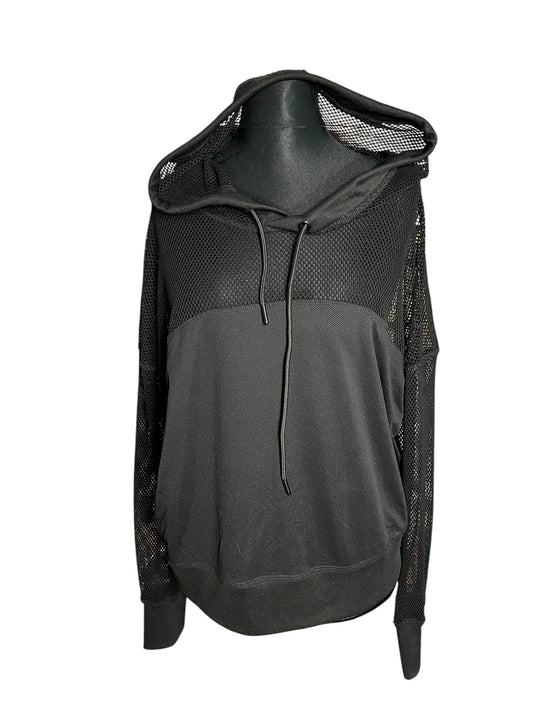 Sara's Choice: Urban Classics – Hoodie Netz Mesh schwarz XL 44 46 Dark Alternative