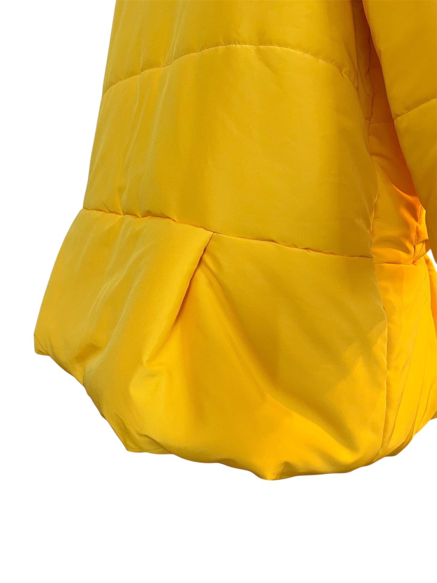 Soolinen Oversize Daunenjacke Sonnengelb | Größe XL–XXL | Trendy Puffy Jacket | 46 48