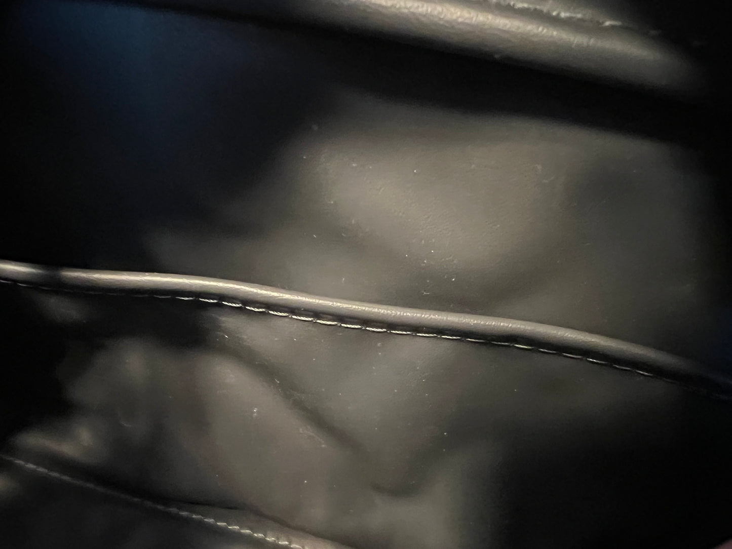 Vintage Pierre Cardin Kulturtasche Leder schwarz weinrot Herren Tasche Reise Kosmetik 80s 90s