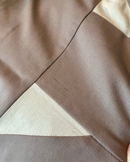 Designer Kleid XS 34 Kilian Kerner Berlin Taupe Neu Musterstück Einzelstück Elegant