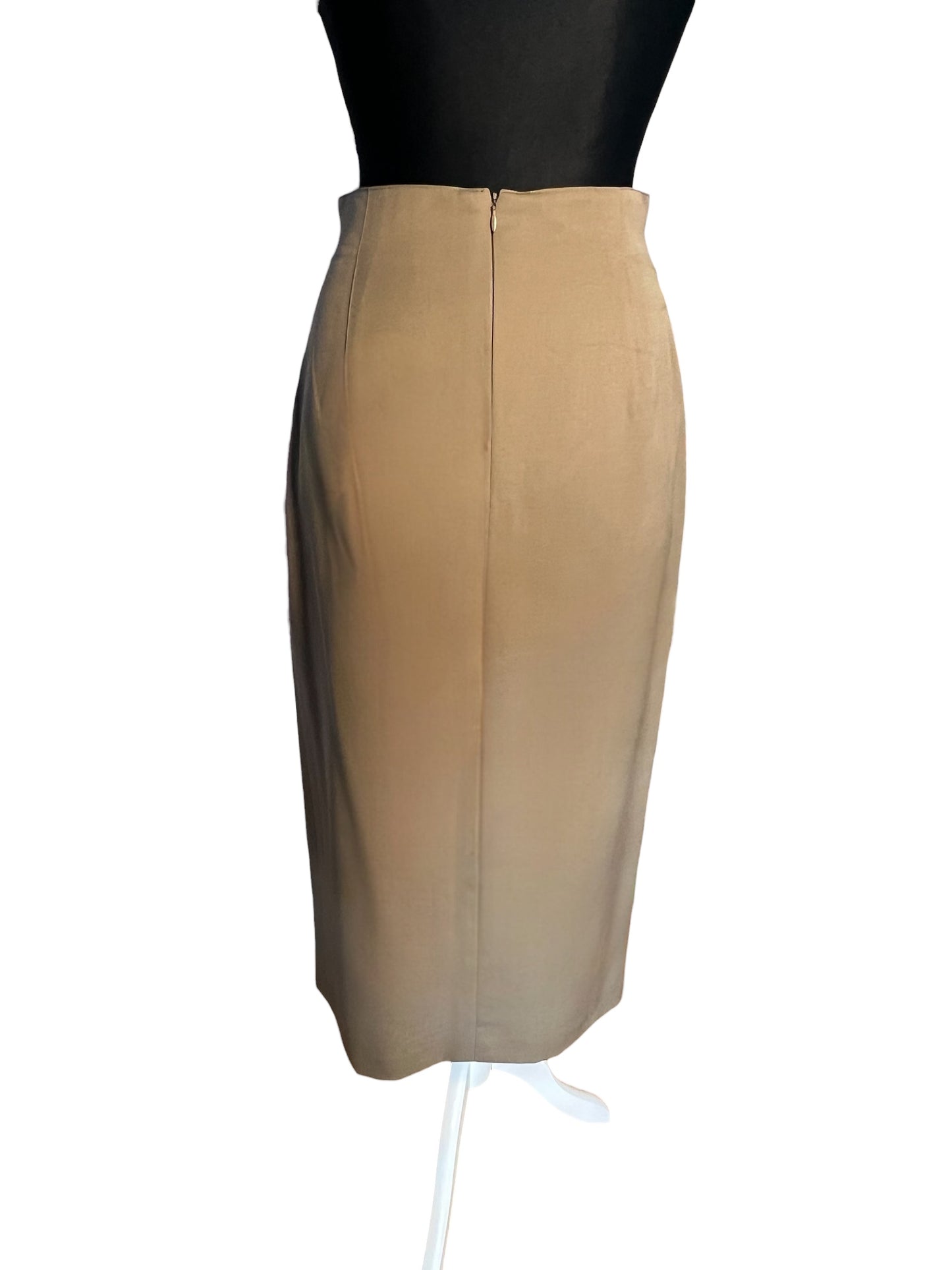 Strenesse Kostüm Damen Gr. 38 – 100% Schurwolle – Eleganter Blazer & Rock – Beige – Business Chic