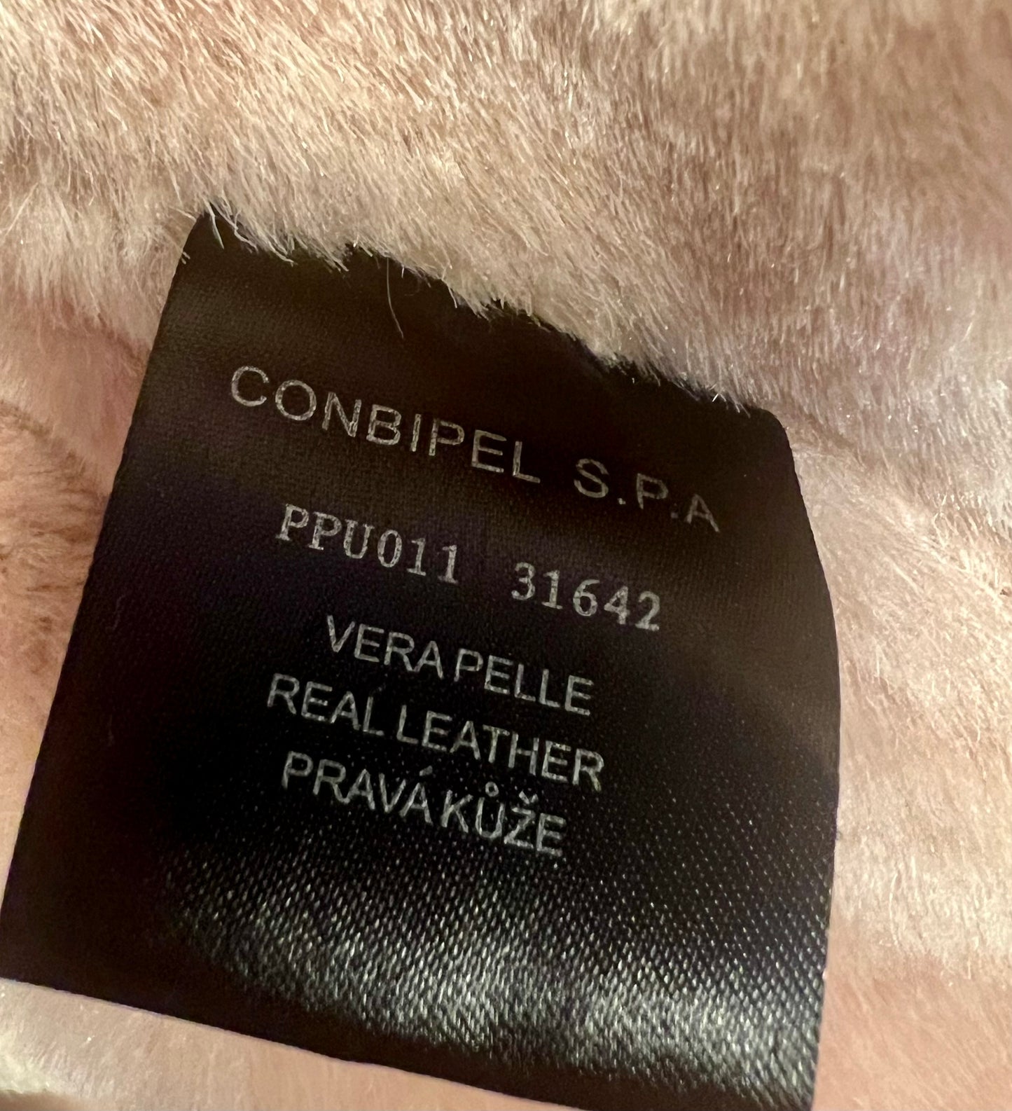 Vintage Lederjacke Echtleder Teddyfutter Unisex 42 L XL kastig Boxy 90s Y2K braun grün Conbipel