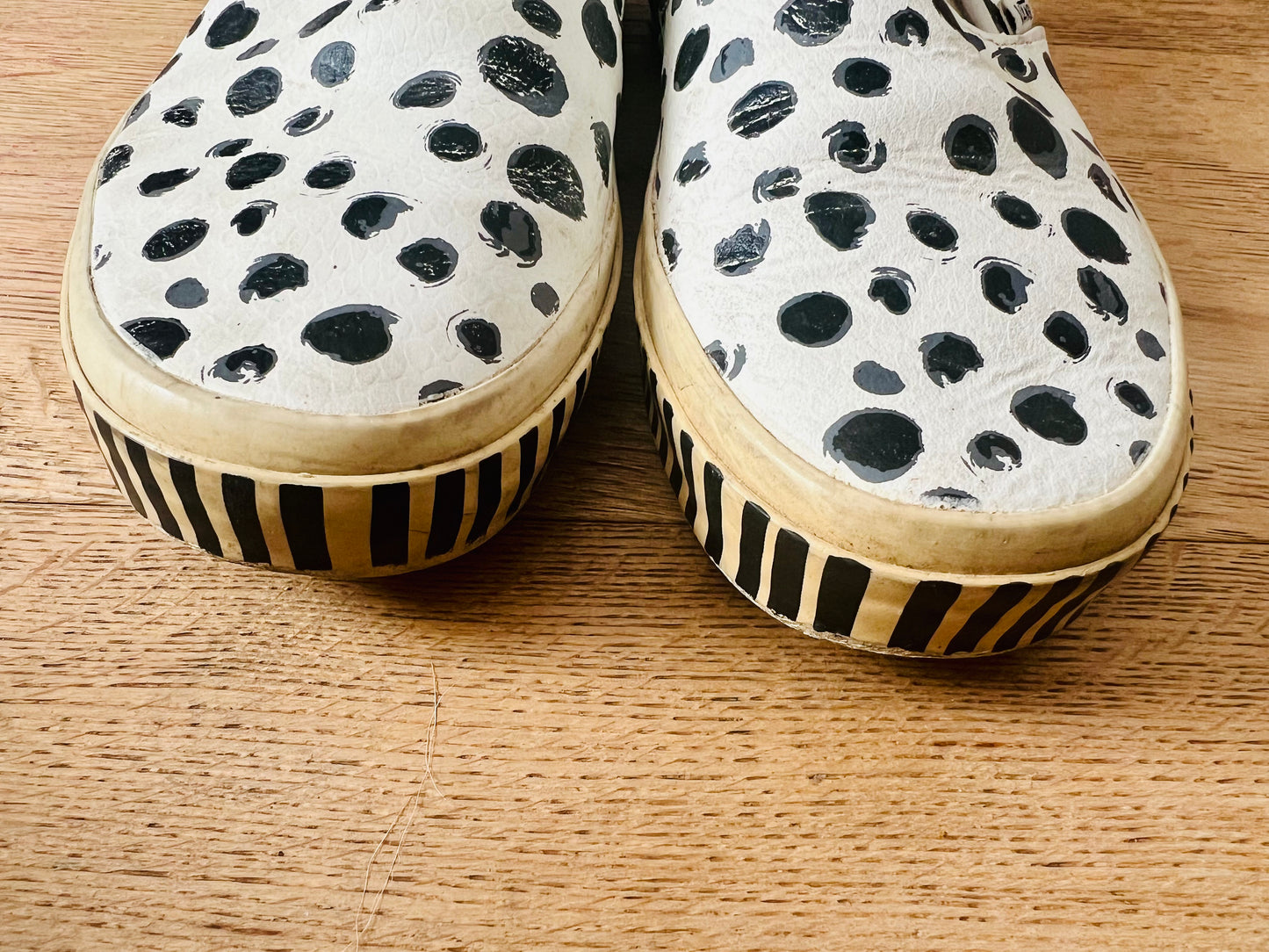 Vans x & Other Stories Slip-On Gr. 38 – Rar Collab – Leder Punkte Dalmatiner