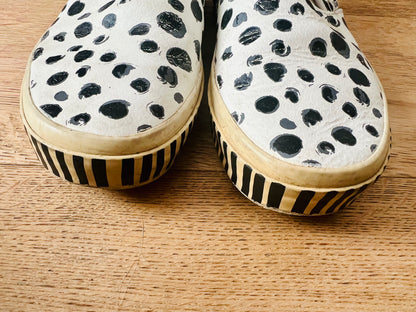 Vans x & Other Stories Slip-On Gr. 38 – Rar Collab – Leder Punkte Dalmatiner