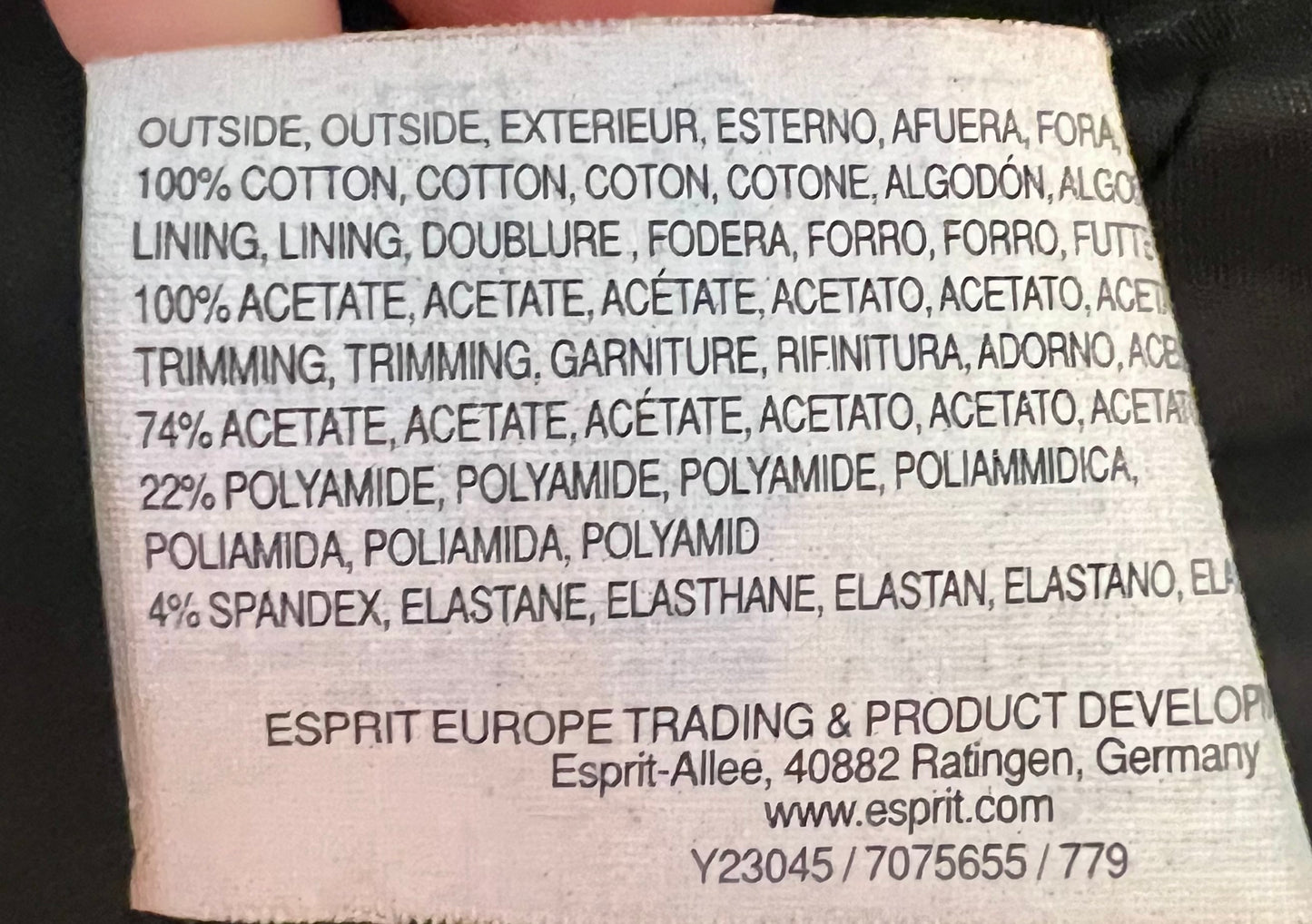 Vintage Samt Blazer Schwarz Gr. 40 Esprit Collection – Velvet Jacket Y2K 90s Chic