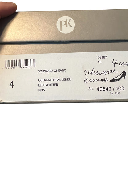 Peter Kaiser Debby Vintage Pumps schwarz Leder spitz EU 37 Gr. 4 Made in Germany Business Classic 90s