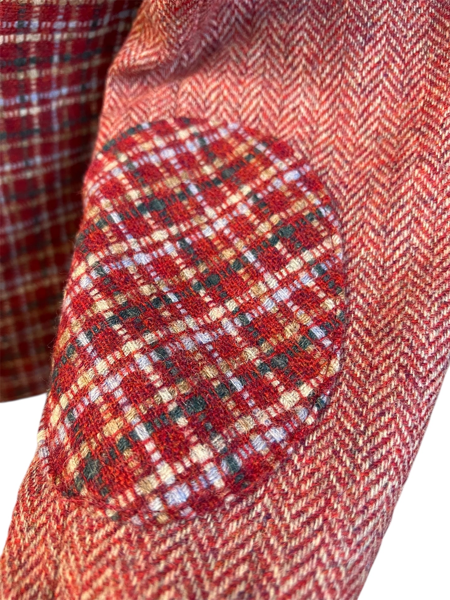 Madeleine Vintage Blazer Gr. 34 | 100% Wolle | Fischgrät | Old Money Preppy | Löwenknöpfe