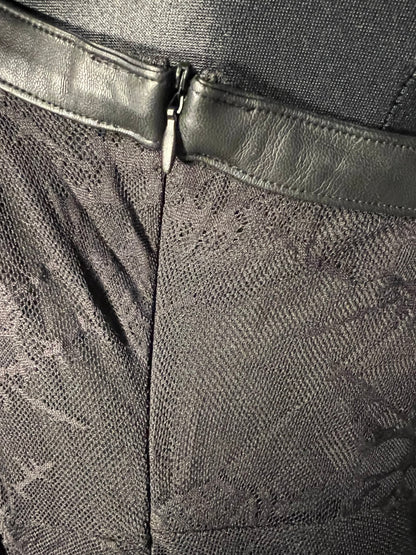 Sara's Choice: Killstar – Träger Kleid Kunstleder Spitze schwarz| Gr. XXL 46 48 | Dark Alternative