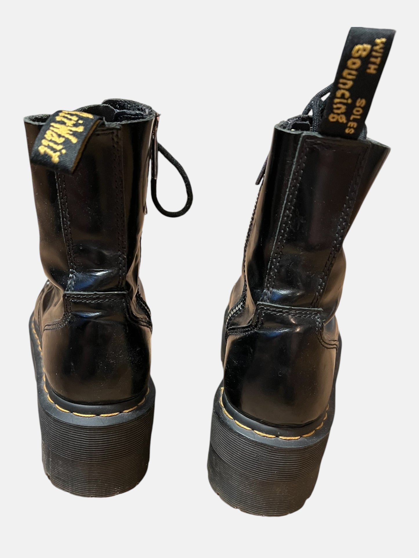Sara's Choice: Dr. Martens Jadon Max Vegan Platform Boots Stiefel | Gr. 41|  Dark Alternative