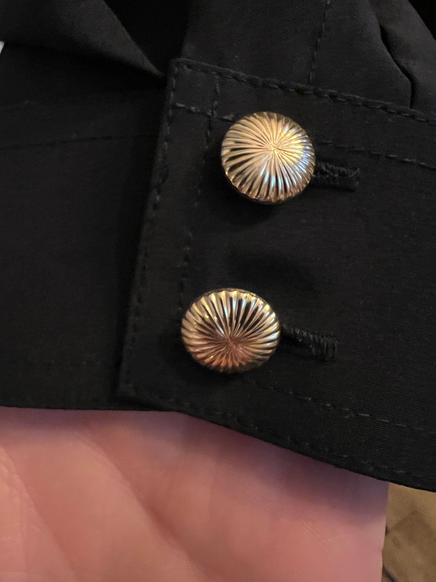 Vintage Alexander Bluse Gr. 40 80er | Schwarz | High Neck | Dark Fashion Statement