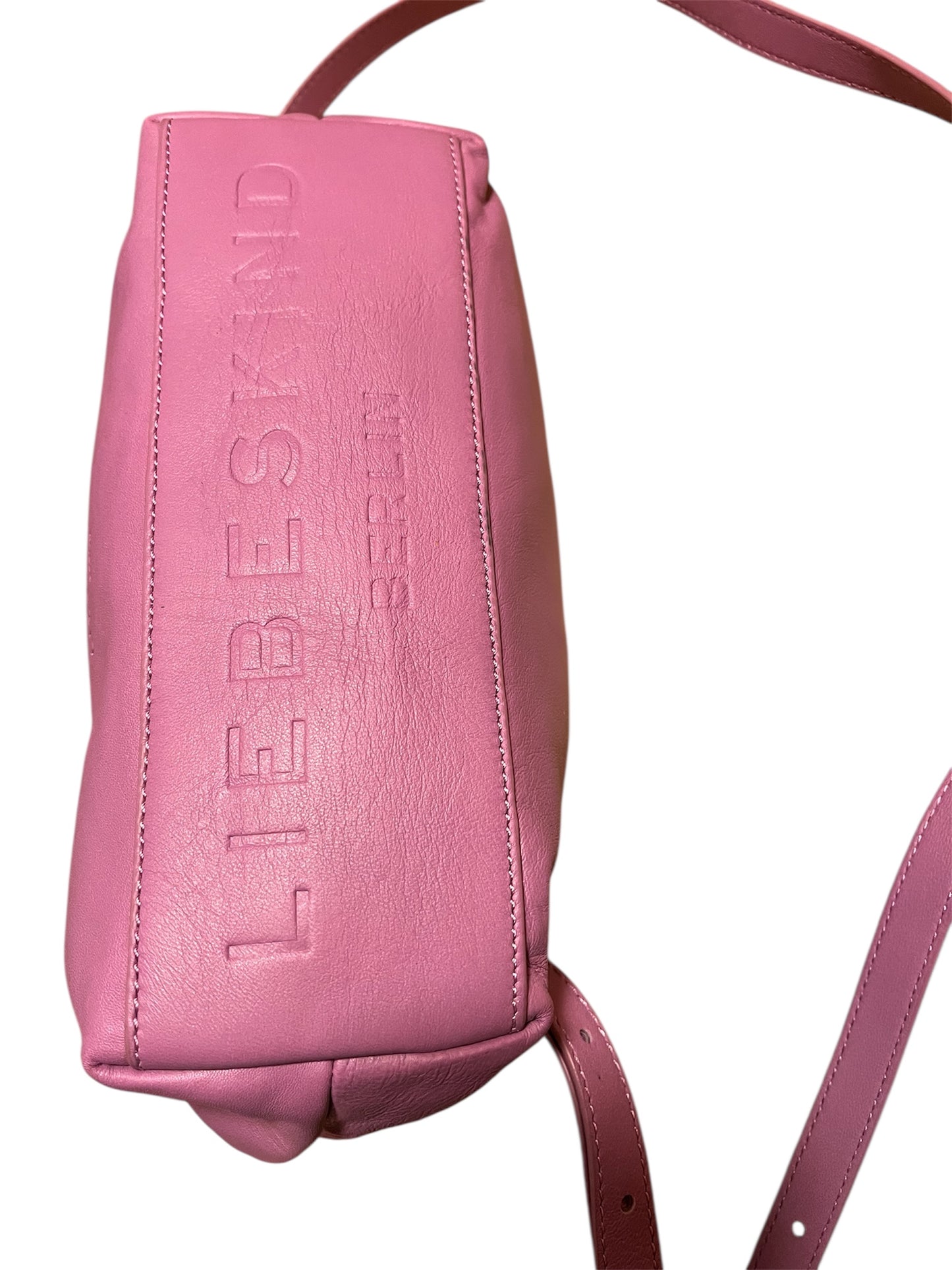 Liebeskind Berlin Ledertasche Helllila – hochwertiges Leder, abnehmbarer Schulterriemen, Top Zustand