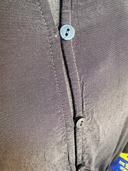 Sara's Choice: Asos – Onesuit Einteiler Rückenfrei Viskose schwarz| Gr. 44 XL | Dark Alternative