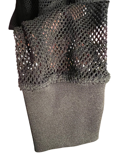 Sara's Choice: Urban Classics – Hoodie Netz Mesh schwarz XL 44 46 Dark Alternative