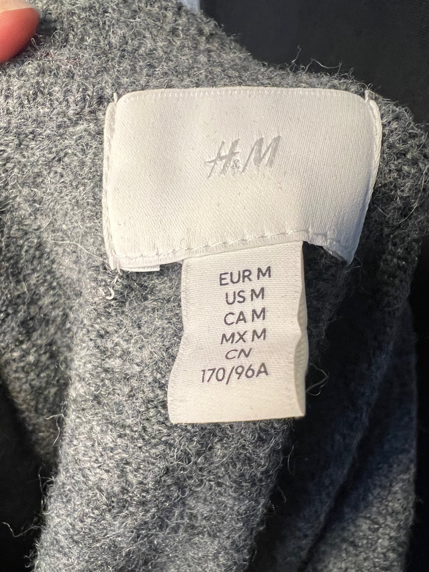 Sara's Choice: H&M – Pullunder Pullover dunkelgrau L XL 42 44 46 Dark Alternative