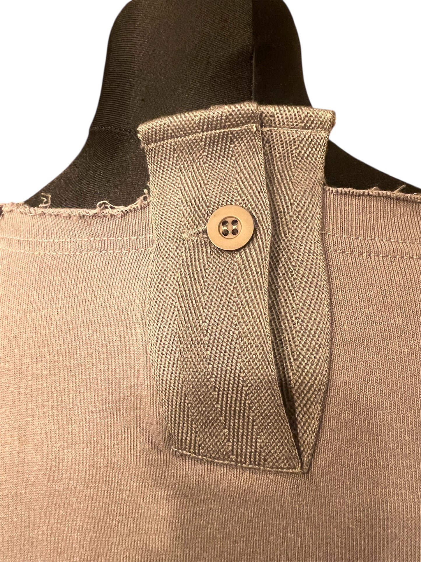 Rundholz Oversize Sweatshirt Grau Gr S – Longline, Used Look, Avantgarde, 100% Baumwolle