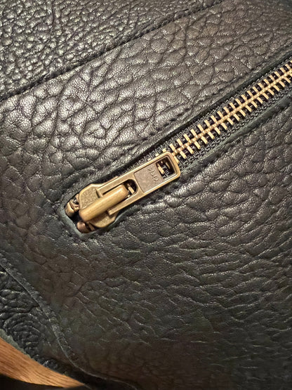 Sort Aarhus Ledertasche Schwarz – 100 % Lammleder, sehr guter Zustand