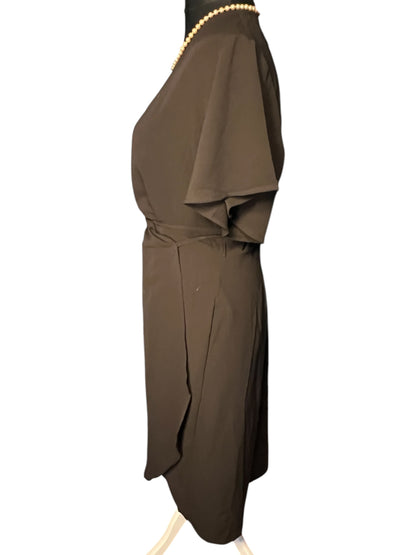 Sara's Choice: Vero Moda – WickelKleid Maxikleid | Gr. L 40 42 XL | Dark Alternative