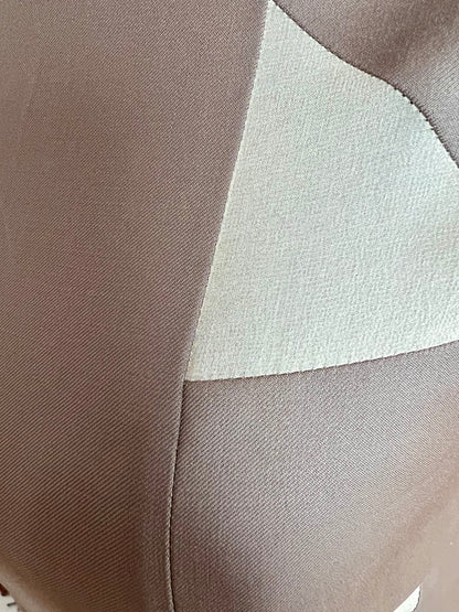 Designer Kleid XS 34 Kilian Kerner Berlin Taupe Neu Musterstück Einzelstück Elegant