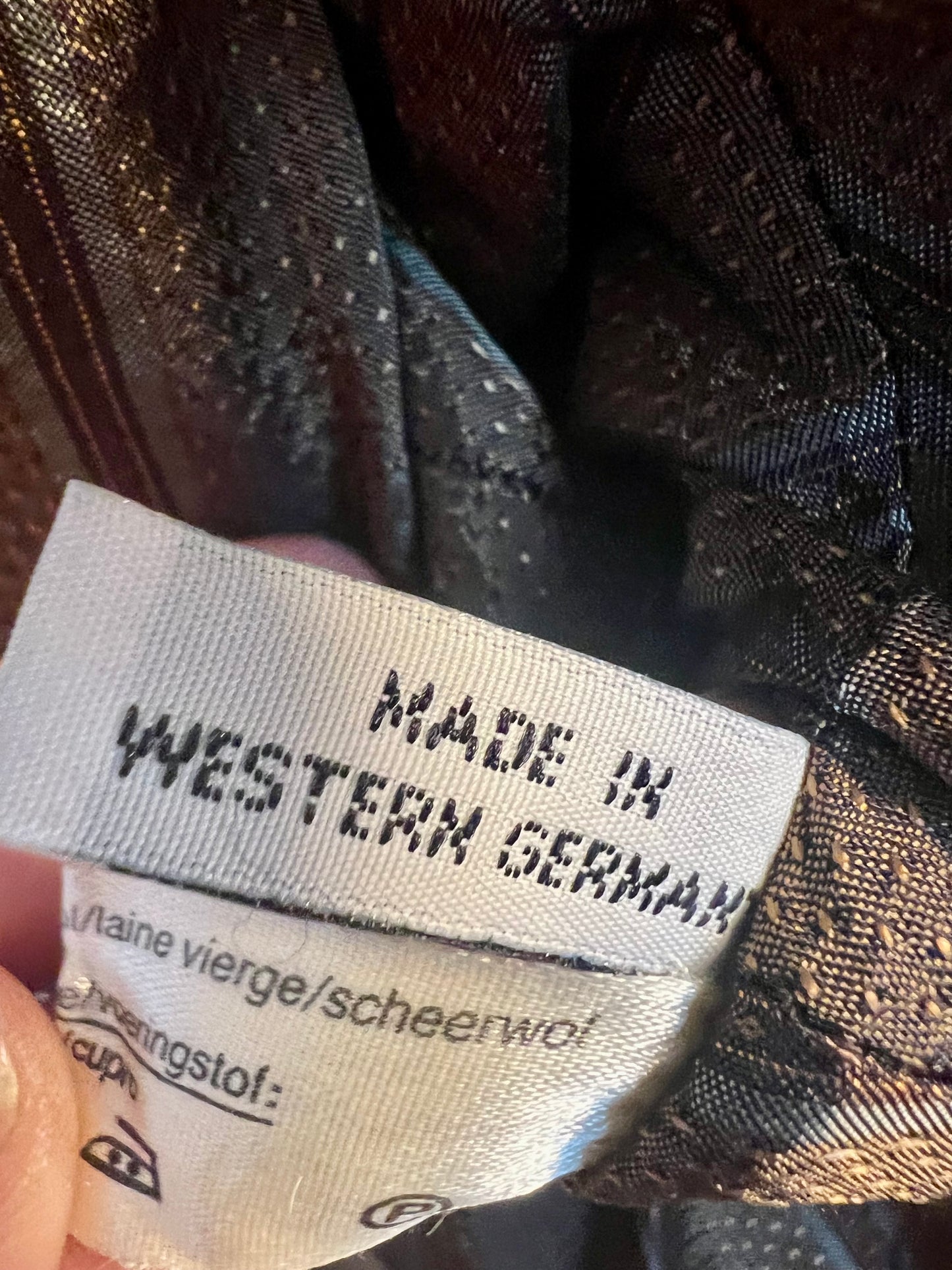 Vintage JOOP! Set Gr M 38 Schurwolle Seide Rock Blazer Dark Academia 80s 90s