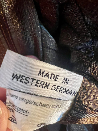 Vintage JOOP! Set Gr M 38 Schurwolle Seide Rock Blazer Dark Academia 80s 90s