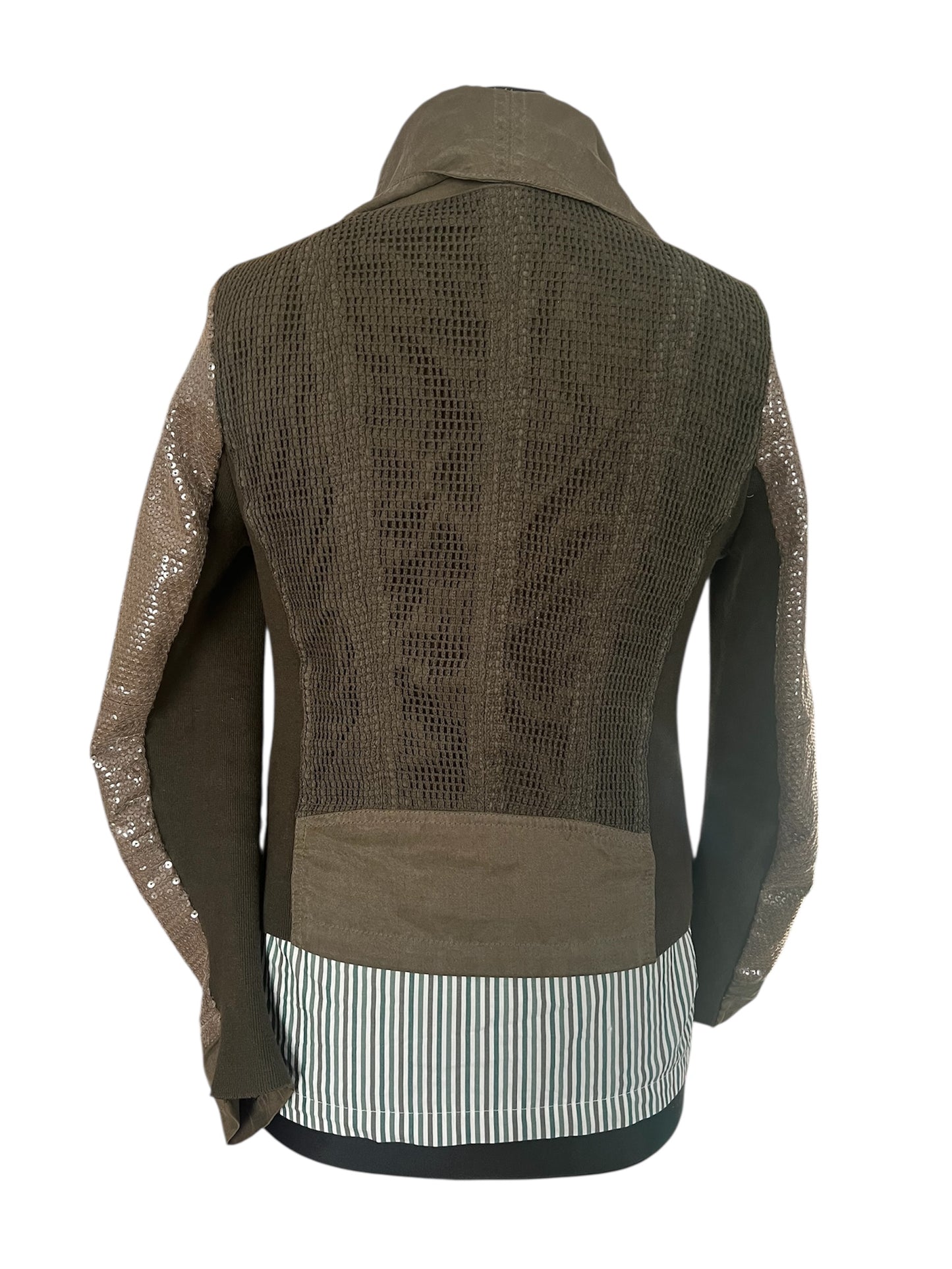 Desigual Wendejacke / Bikerjacke – Gr. 36 – Boho/Bohemian Style – Seltenes Modell