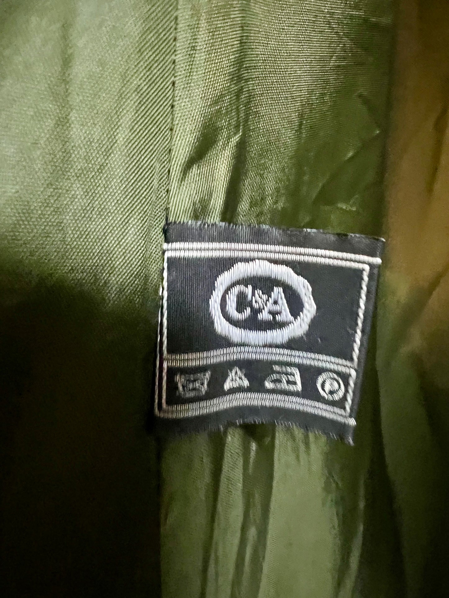 Vintage 70s Wollmantel • Grün • Oversize L/M • Cape-Look Wolle