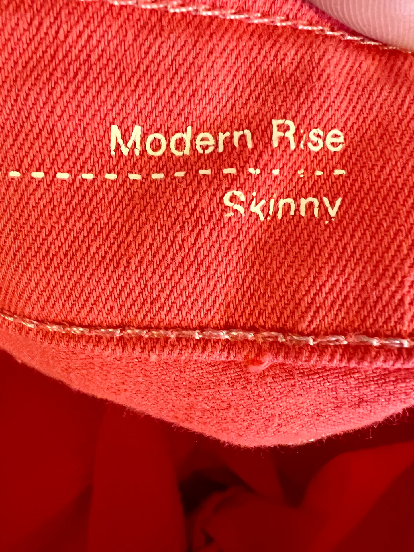 Levi’s Demi Curve Modern Rise Skinny Jeans Rot W29 – Neuwertig M 38 y2k