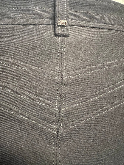 Marc Cain Sports Midi Rock Schwarz | N4 / Gr 40 42 l Figurbetont | 2-Wege-Reißverschluss | Stretch